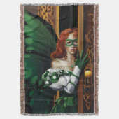 パスワードフェアリーグリーンケルト スローブランケット (正面縦)