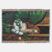 パスワードフェアリーグリーンケルト スローブランケット (正面)