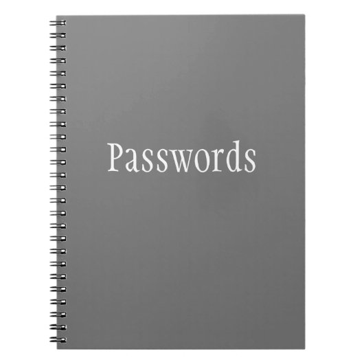 パスワード ノートブック (正面)