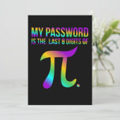パスワードPi数学先生数学生 サンキューカード (スタンド正面)