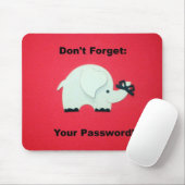 パスワ忘れードを使用しない マウスパッド (マウス)