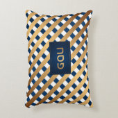 パスーバーシーダーエレガントヘブルパーソナライズされた語 アクセントクッション (正面(垂直))