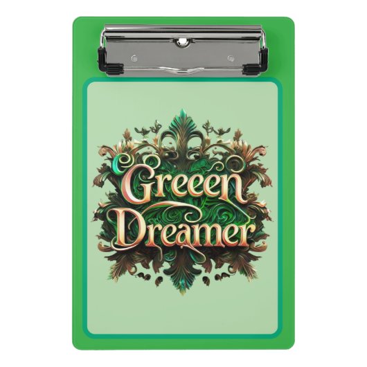 "パス地球に優し" ミニクリップボード (正面)