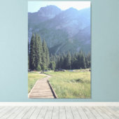 パス後を追キャンバス キャンバスプリント (インサイチュ (ウッドフロア))