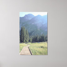 パス後を追キャンバス