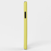 パス無地のテルイエロー Case-Mate iPhoneケース (裏面/右)