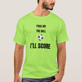パス・ミー・ザ・ボール サッカーTシャツ Tシャツ