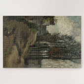 パス、冬の風景(1862)ピサロ ジグソーパズル (横)