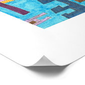 「パス」抽象芸術・アート ポスター (角)