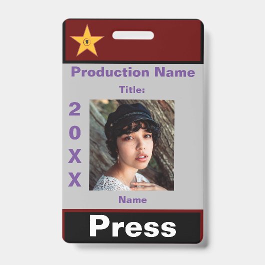 パス–1を押す バッジ (表面)