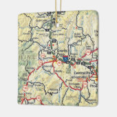 パスORヴィンテージマップ セラミックオーナメント (左)