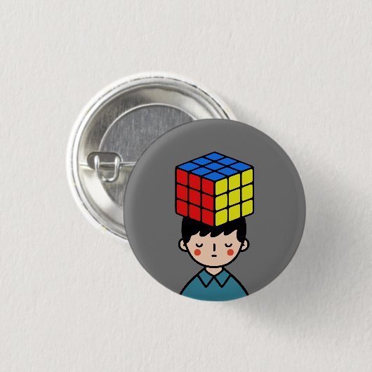 パズラー 缶バッジ (正面&裏面)