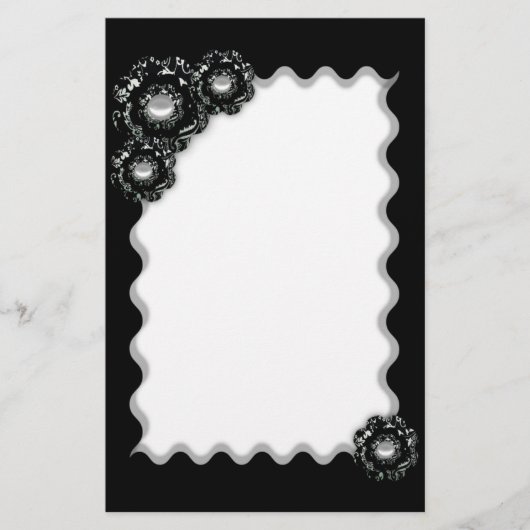 パズリー花文房具 便箋 (正面)