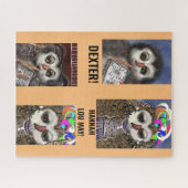 パズルおもしろいかわいいフクロウ!デクスター、ハンナ・ルー・メイ! ジグソーパズル (横)