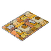 パズルおもしろいキャッツハウスシームレス ノートブック (左側)