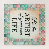 パズルがあなたの人生の芸術家になる感動的 ジグソーパズル (横)