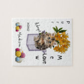 パズルが子猫ヤーンを採用する ジグソーパズル (横)