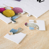 パズルが子猫ヤーンを採用する ジグソーパズル (側面)