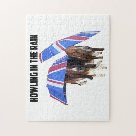 パズルが雨の中で泣く ジグソーパズル (縦)