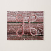 パズルさくらんぼウッドレッドロープ ジグソーパズル (横)