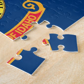 パズルとアイダホ州旗州 ジグソーパズル (側面)