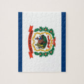 パズルとウェストバージニア州旗 ジグソーパズル (縦)