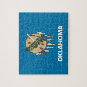 パズルとオクラホマ州旗州 ジグソーパズル (縦)