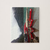 パズルとカナダのカヌー湖 ジグソーパズル (縦)