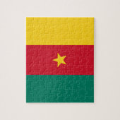 パズルとカメルーン国旗 ジグソーパズル (縦)