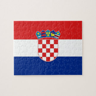 パズルとクロアチア国旗 ジグソーパズル