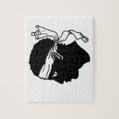 パズルとコルシカ国旗 ジグソーパズル (縦)