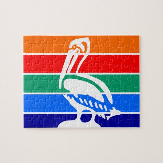 パズルとサンクトペテルブルク国旗 ジグソーパズル (横)