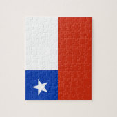 パズルとチリ国旗 ジグソーパズル (縦)