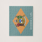 パズルとデラウェア州旗州 ジグソーパズル (縦)