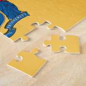 パズルとニュージャージー州旗州 ジグソーパズル (側面)