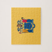 パズルとニュージャージー州旗州 ジグソーパズル (縦)