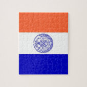 パズルとニューヨーク州旗 ジグソーパズル (縦)