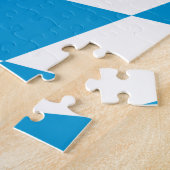 パズルとバイエルン州旗 ジグソーパズル (側面)