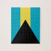 パズルとバハマ国旗 ジグソーパズル (縦)