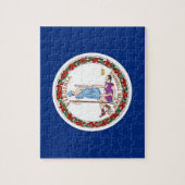 パズルとバージニア州旗州 ジグソーパズル (縦)