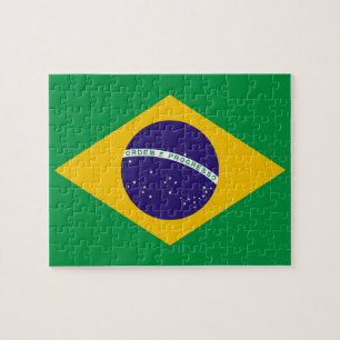 パズルとブラジル国旗 ジグソーパズル