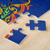 パズルとペンシルバニア州旗州 ジグソーパズル (側面)