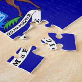 パズルとミシガン州旗州 ジグソーパズル (側面)