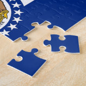 パズルとミズーリ州旗州 ジグソーパズル (側面)