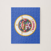 パズルとミネソタ州旗州 ジグソーパズル (縦)