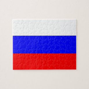 パズルとロシア国旗 ジグソーパズル
