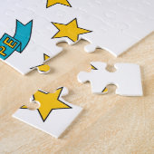 パズルとロードアイランド州旗州 ジグソーパズル (側面)