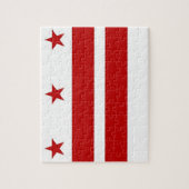 パズルとワシントンDC州旗 ジグソーパズル (縦)