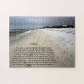 パズルに作成される砂の足跡 ジグソーパズル (横)