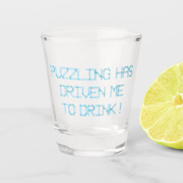 パズルのせいで酒が飲めなくなった ショットグラス